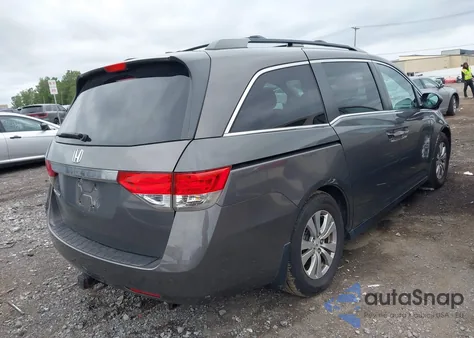 2014 Honda Odyssey Ex-L из США, поврежденный, VIN 5FNRL5H60EB003428